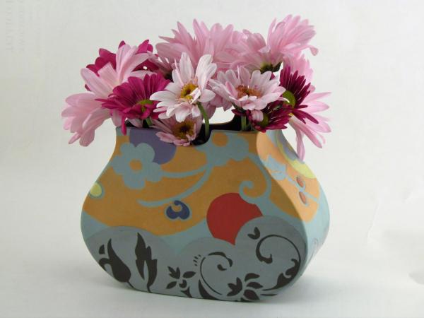 Apricot-Multi Pouch Vase picture