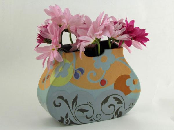 Apricot-Multi Pouch Vase picture