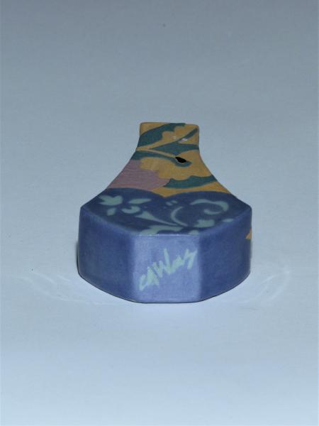 Mini Bud Vase in Blue, Orange picture