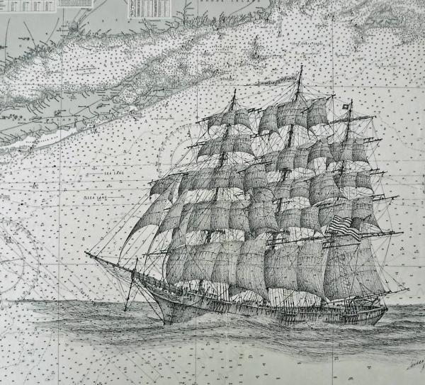 CLIPPER SHIP SEA WITCH picture