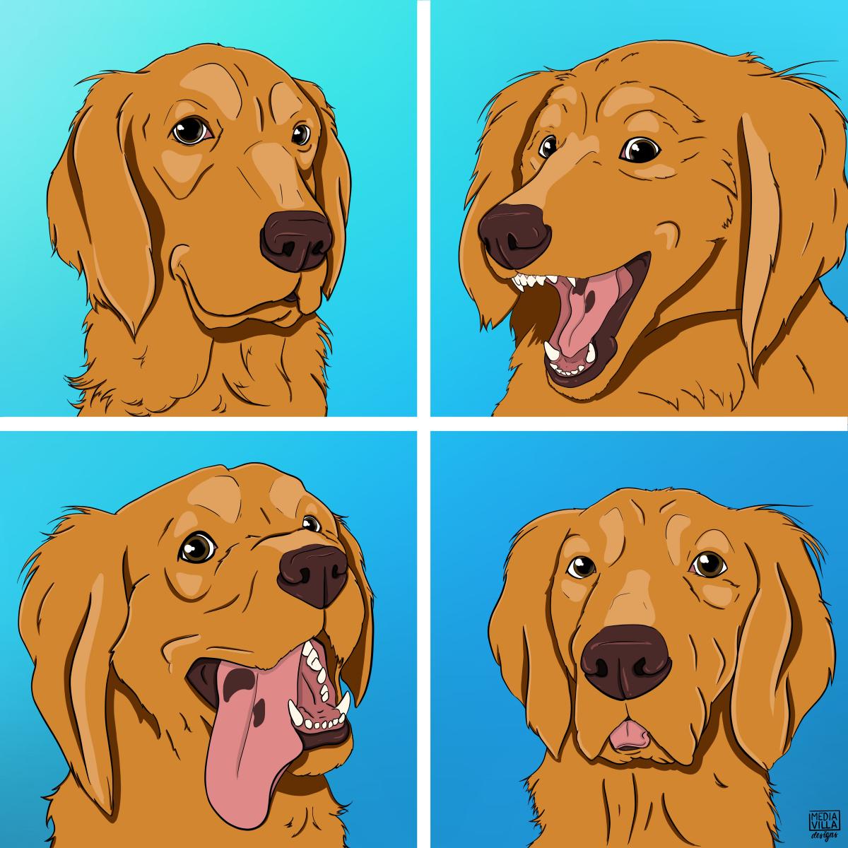 Pop Art Portrait (Flat Color) picture