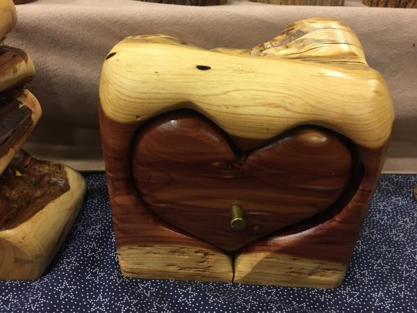 Heart box 4" to 4 1/2" across