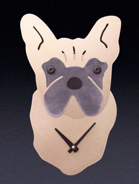 French Bulldog Clock picture