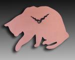 Cat Silhouette Wall Clock