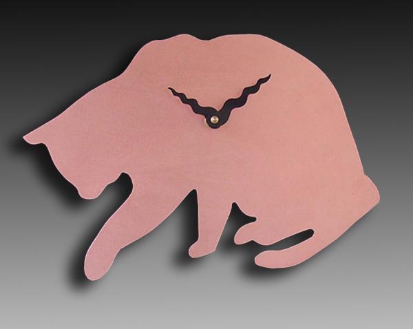 Cat Silhouette Wall Clock picture