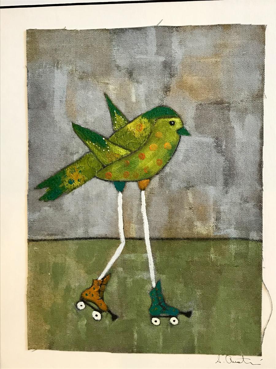 Bird Roller Skating picture