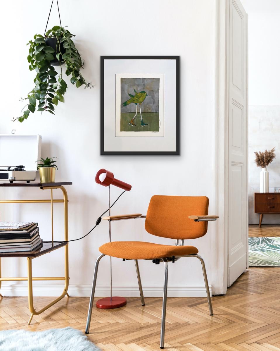 Bird Roller Skating picture