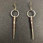 Bronze Spike Earrings