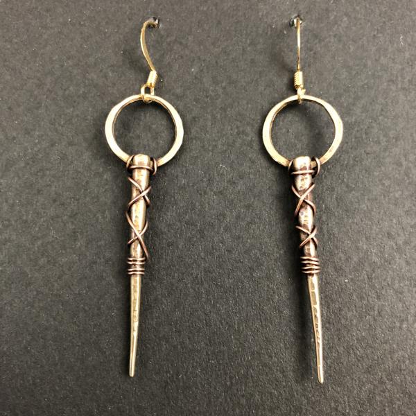 Bronze Spike Earrings