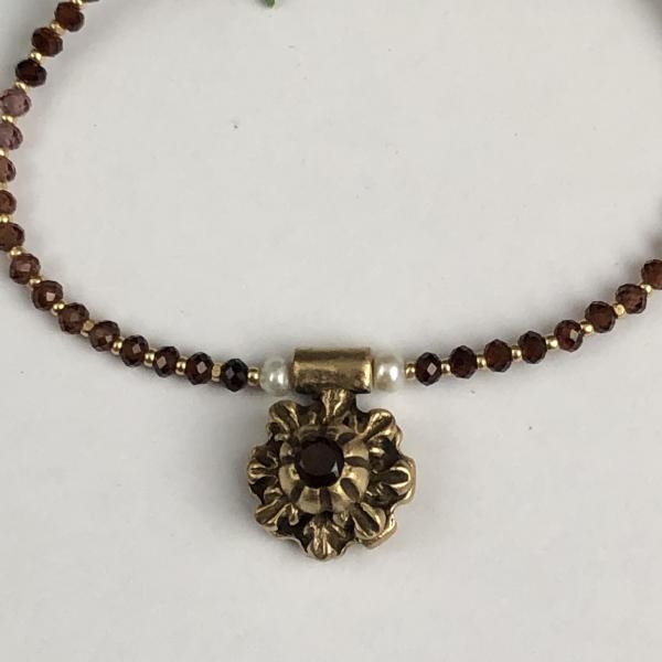 Small Historic Garnet Pendant Necklace picture