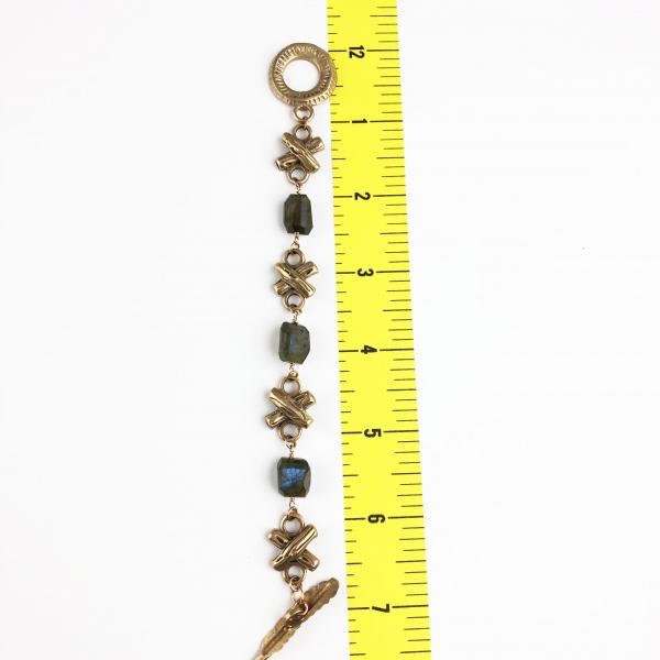 Labradorite and Bronze Twig Bracelet picture