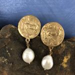 Etruscans Disc with Pearl Drops