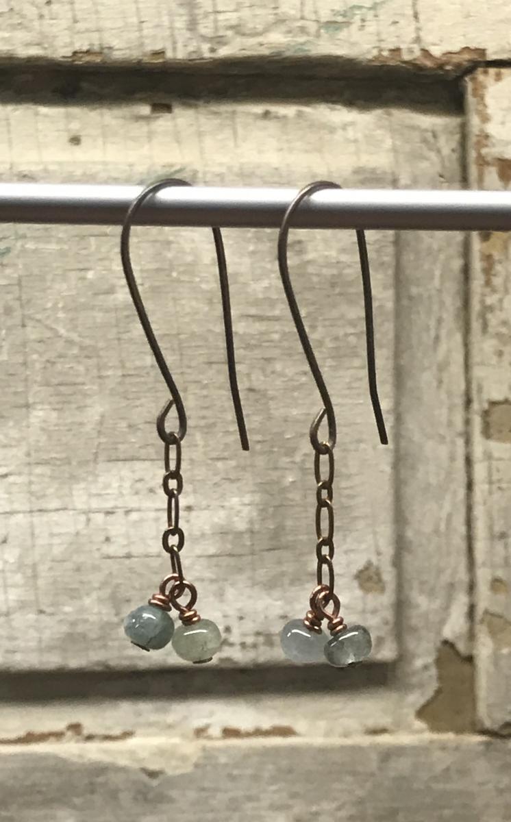 Light Blue Beryl Earrings picture