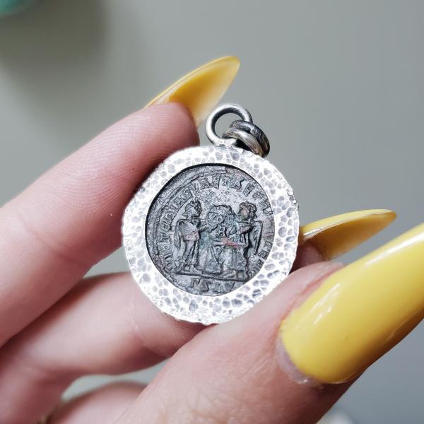 Ancient Roman Coin Pendant picture