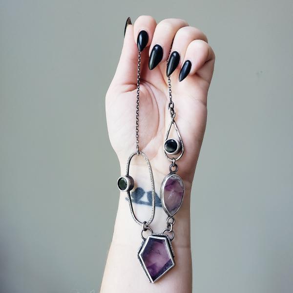 Amethyst and Iolite Pendant picture