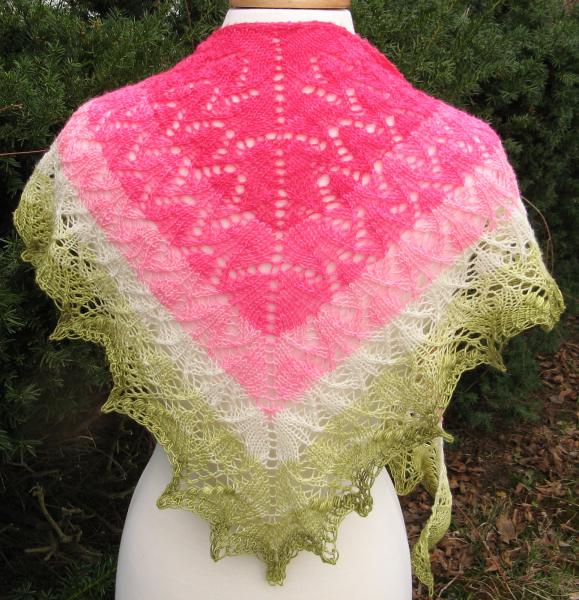 Crushed Shawlette Kit