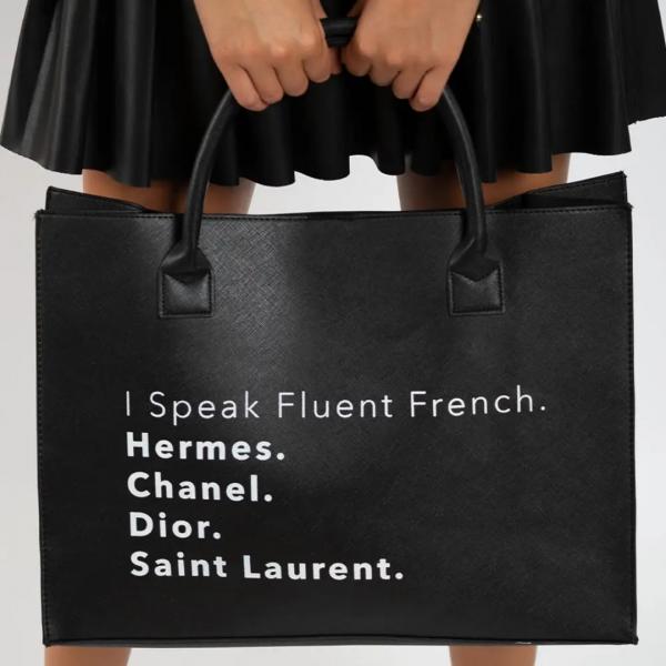 Love Language Vegan Leather Tote picture