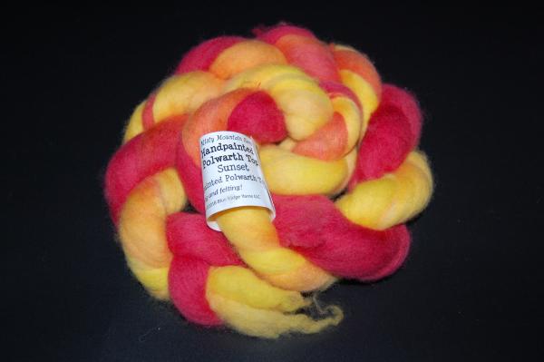 Hand Dyed Polwarth Top picture