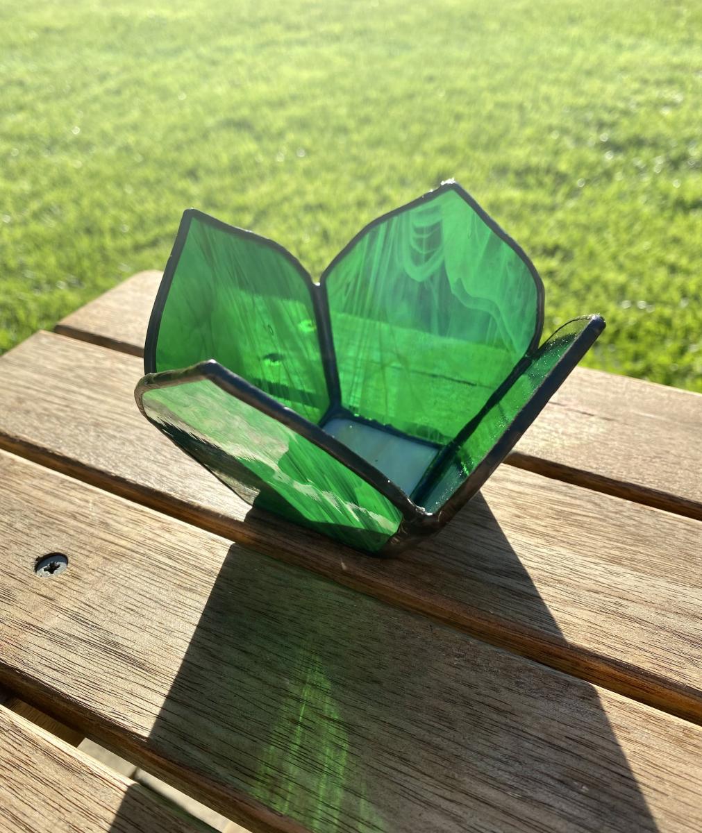 Stained Glass Tea light holders picture