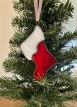 Stained Glass Stocking suncatcher