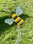 Fused Glass Bee Stake
