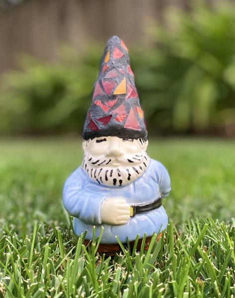 Mosaic Garden Gnome - Mini picture