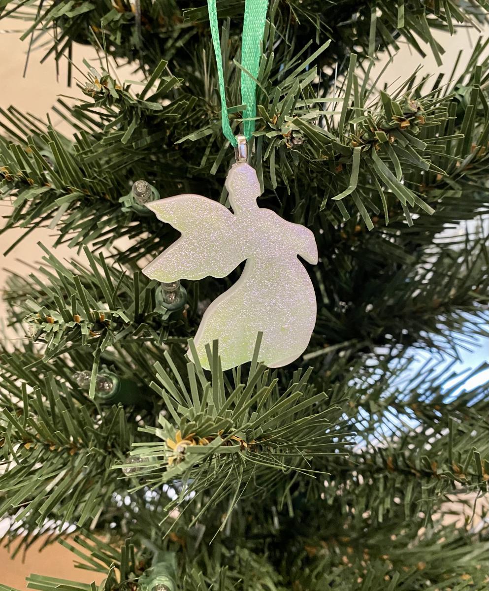 Fused Glass Christmas Ornaments picture