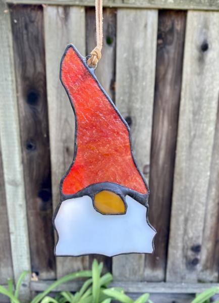 Stained Glass Gnome Suncatcher picture