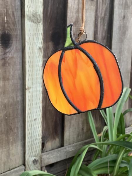 Stained Glass Pumpkin Suncatcher picture