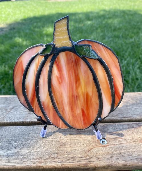 Stained Glass Pumpkin Decor picture