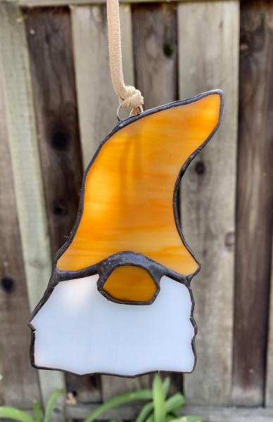 Stained Glass Gnome Suncatcher picture