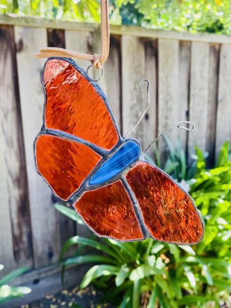 Stained Glass Butterfly Suncatcher picture