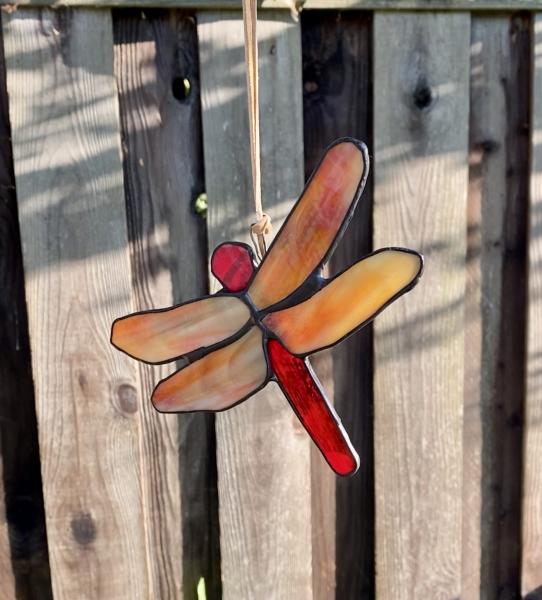 Stained Glass Dragonfly Suncatcher picture