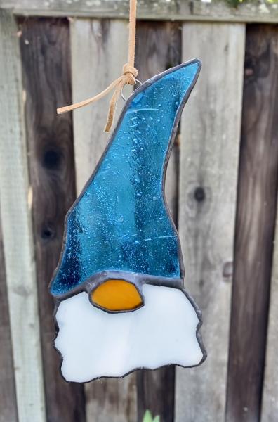 Stained Glass Gnome Suncatcher picture