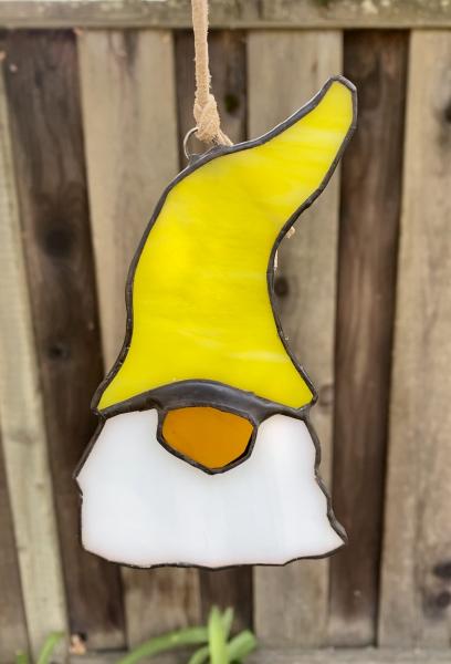 Stained Glass Gnome Suncatcher picture