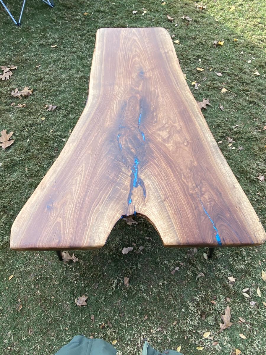 Custom Walnut Coffee Table picture