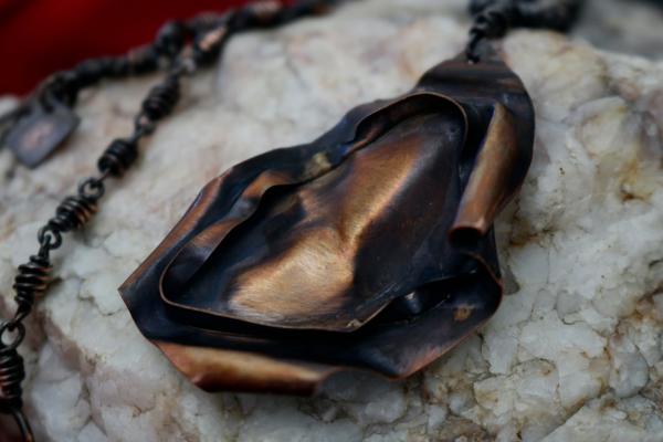 Patina Copper Necklace picture