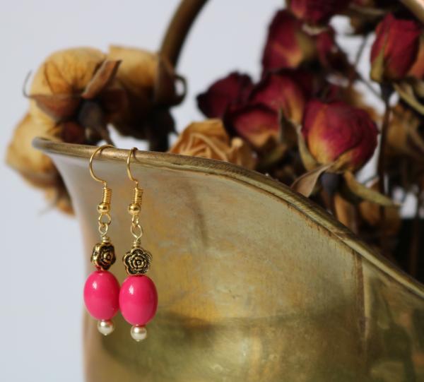Hot Pink Earrings picture