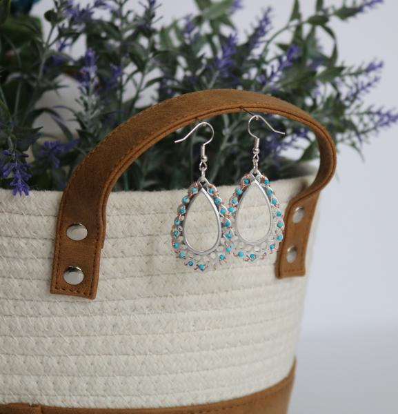 Turquoise Filigree Earrings picture