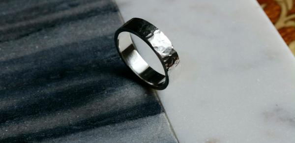 Sterling Silver Hammered Band picture