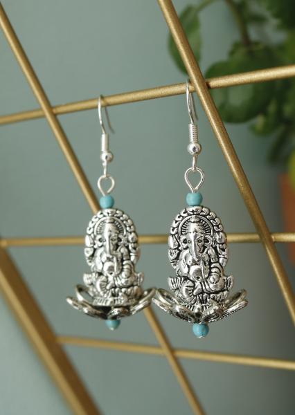Ganesha Meditation Earrings