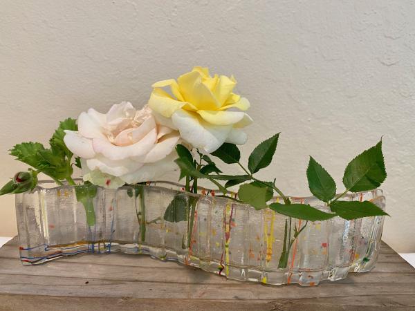 Textured Rainbow short  Bud Vase picture