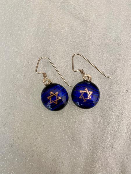Star of David earrings