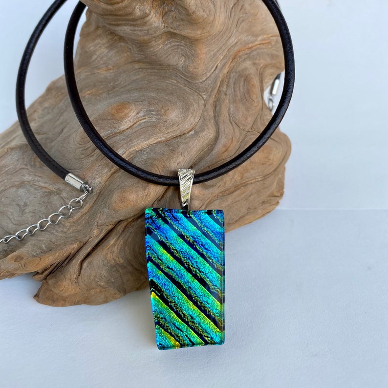 Blue-Green-Gold Necklace picture