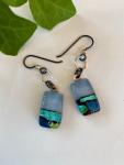One of A Kind glass earrings