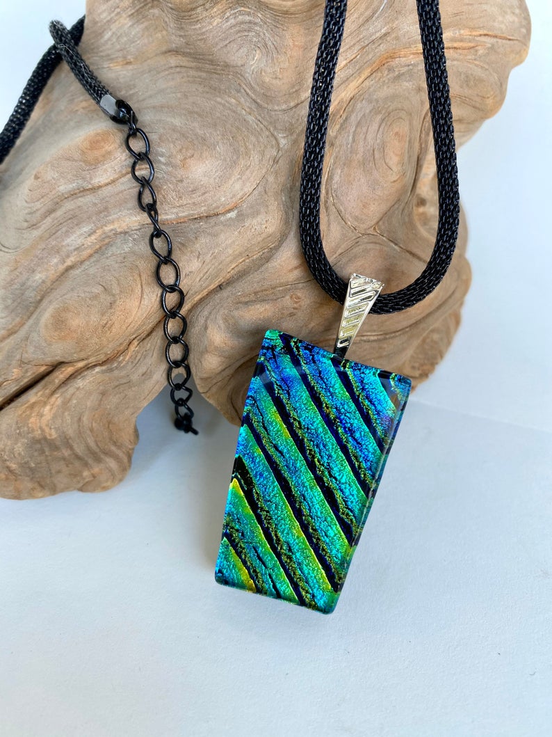 Blue-Green-Gold Necklace picture