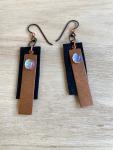 Black Leather earrings