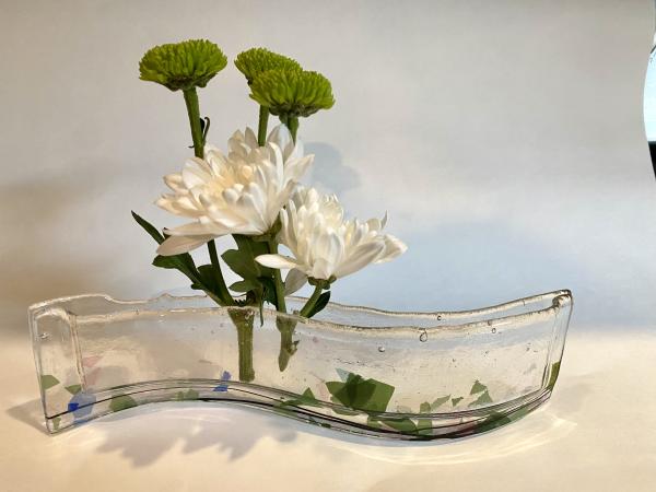 Fiesta Glass short  Bud Vase