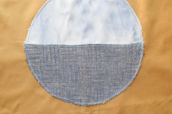 Lines Moon Phase Bandana / Wall Hanging picture