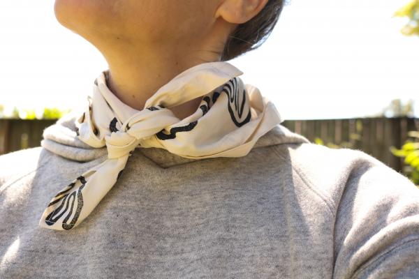 Cut Out Block Printed Bandana picture